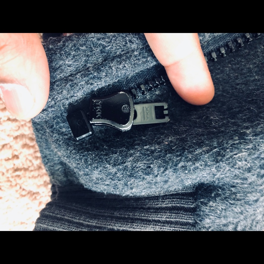 Made in Italy wool warm stylish bomber jacket